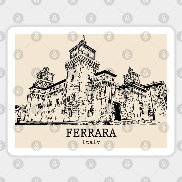 Ferrara - Italy Magnet by Lakeric